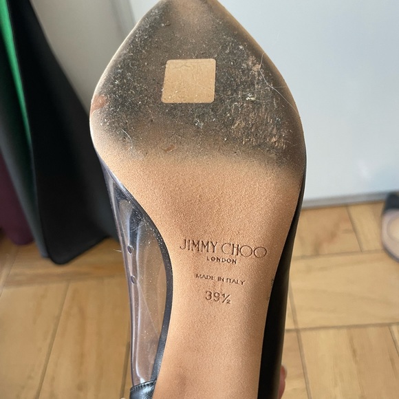 Jimmy Choo PVC and black pumps 39.5 - Picture 5 of 6